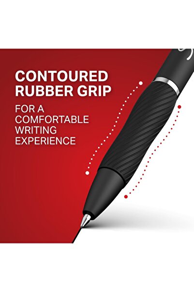 Sharpie S-Gel Gel Pens, Medium Tip (0.7 mm), Black Ink, 12 Count