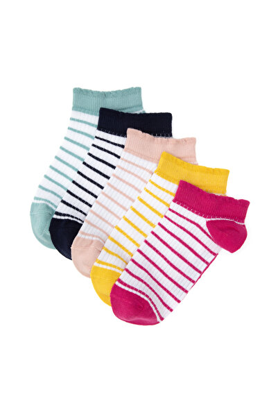 U.S. Polo Assn. Women's 5-Piece Booties Socks 50317997-Vr041