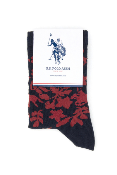 U.S. Polo Assn. Women's Burgundy Socks 50317980-Vr014