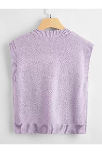 ATE ÖZGÜNEŞ TRİKO TEKSTİL Women's Knitwear V-Neck Solid Sweater
