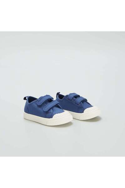 KİABİ Low-top canvas trainers BLUE