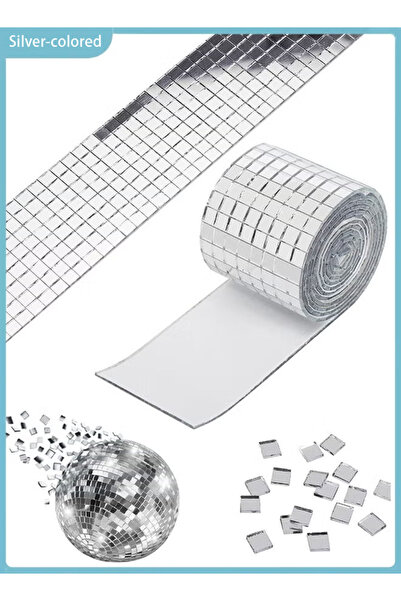 Generic Disco ball tiles, self-adhesive mirrored tiles, used for crafts