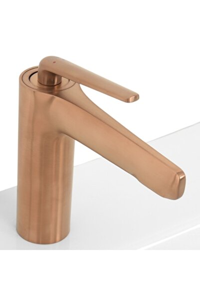 Maison Mex Basin mixer, NAOMI, L.12.7 l.4.5 H.17.2/13.8/11.4 cm, brushed gold