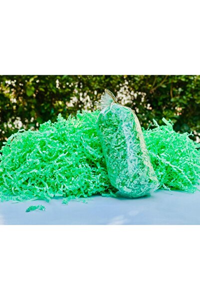 Orbak Kağıt Yeşil Z Zigzag Kırpık Kâğıt – Hediye Kutu İçi Dolgu Süsleme ve do...