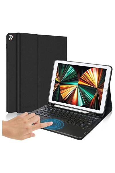 Beauenty 9.7in iPad Keyboard Case with Bluetooth Touchpad and Pencil Holder