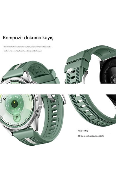 UnDePlus Huawei Watch 3 / 3 Pro Cord Launch Fabric Stitched Silicone 102