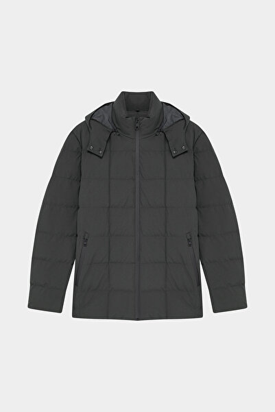 W Collection KAPUŞONLU HAKİ MONT