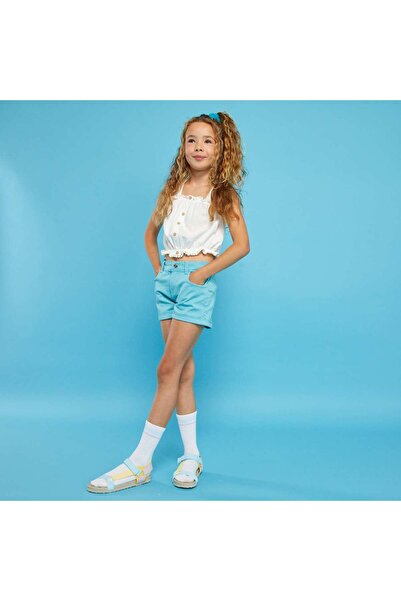 KİABİ Twill shorts BLUE