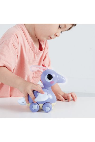 Ominii 6 Pcs Cute Cartoon Dinosaur Pull-Back Inertia Car Kids Toy Kindergarten Activities Gifts