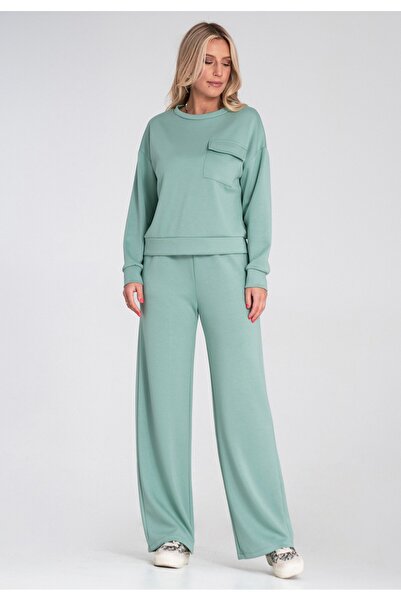 Figl Women's tracksuit set - Loose-fitting tracksuits for women - Mint Set M1249 size L