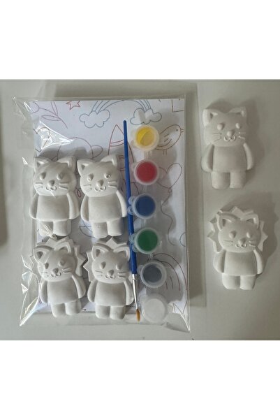 Le Kiv Home Taş boyama seti 4'lü figür
