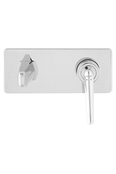 Maison Mex Baterie lavoar incastratã, NAOMI, L.21.5 l.21/9.4 H.9 cm, cromat