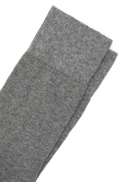 U.S. Polo Assn. Men's Gray Melange Socks 50317966-Vr086