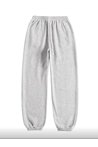 FAVORİST Soft Sweatpants with Elasticated Legs Fleece-Lined Unisex