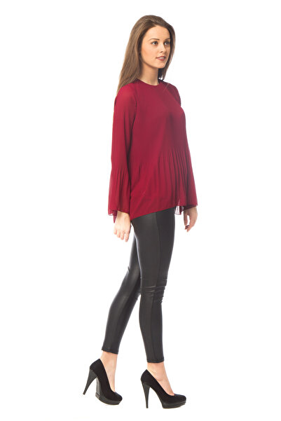 TINKA Fashion Elegant burgundy blouse