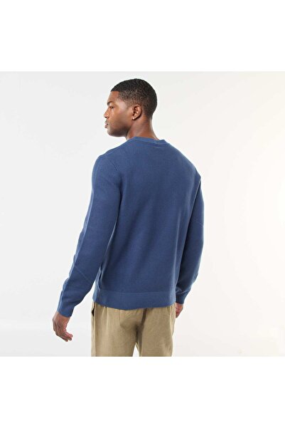 KİABİ Fine Gauge Crew Neck Sweater BLUE