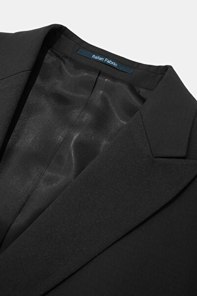 W Collection SİYAH KIRLANGIÇ YAKA DÜĞMELİ SMOKİN TAKIM
