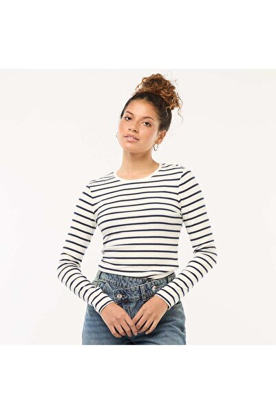 KİABİ Long-sleeved T-shirt WHITE