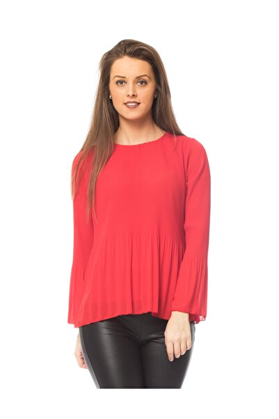 TINKA Fashion Elegant coral blouse