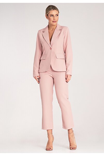Figl Elegant women's set - Jacket and pants set - Women's pink suit M1148 siz...
