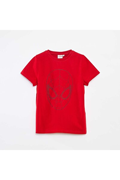 KİABİ تي شيرت "مارفل" بأكمام قصيرة باللون الأحمر