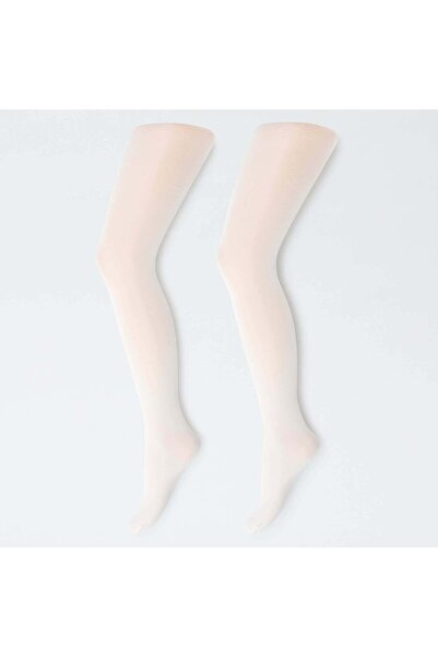 KİABİ 2-Pack of Lightweight Tights WHITE