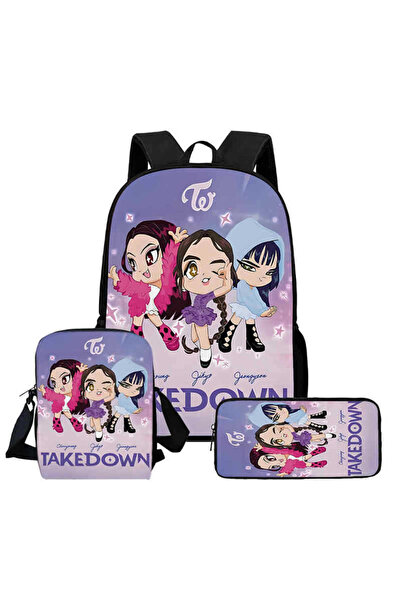 NO BRAND كيبوب، صائدو الساحرات، حقيبة ظهر للطلاب، مجموعة من 3 قطع، سعة كبيرة،...