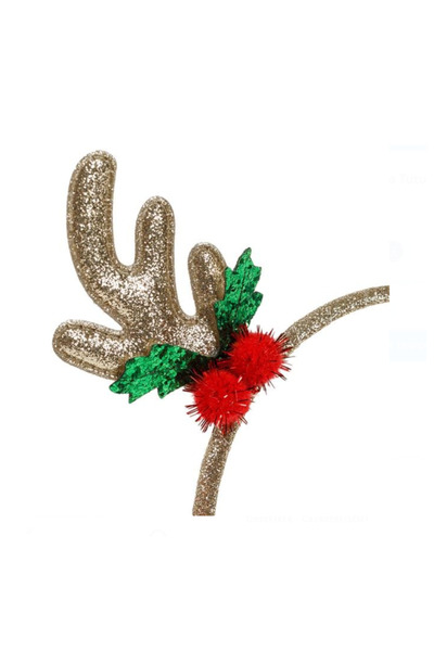 Tutu Red Christmas Skirt with Gold Polka Dots and Bow and Reindeer Wreath Set