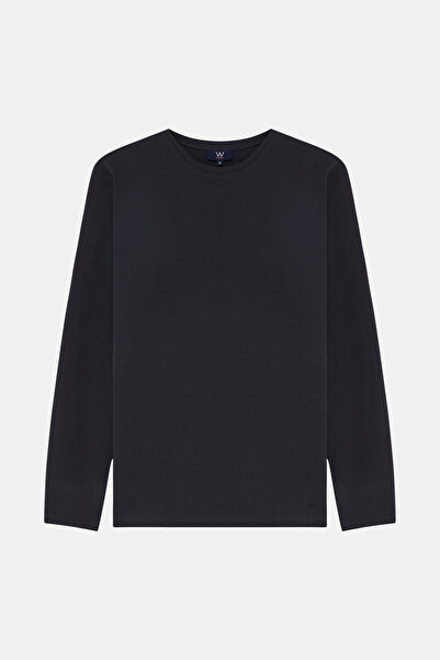W Collection Anthracite Circular Neck Long Sleeve Sweatshirt