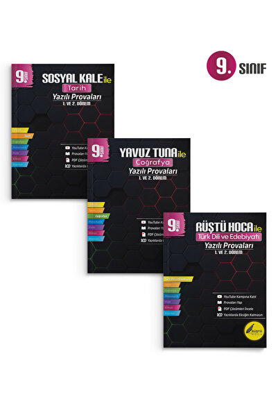 Tonguç Yayınları 9. Sınıf Yazılı Provaları Sözel Set