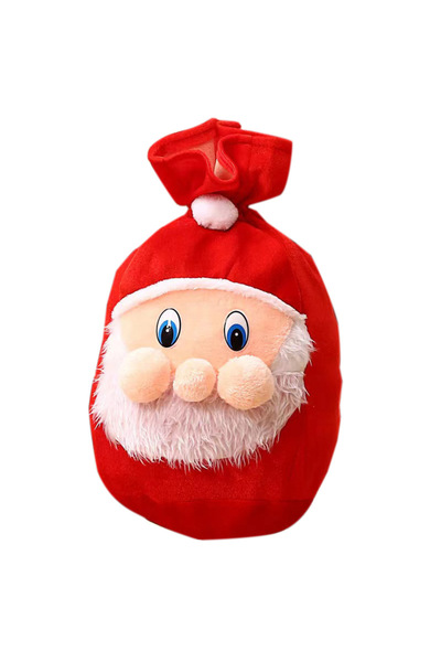 NO BRAND حقيبة هدايا عيد الميلاد، حقيبة هدايا سانتا كلوز، حمراء، 32 × 45 سم