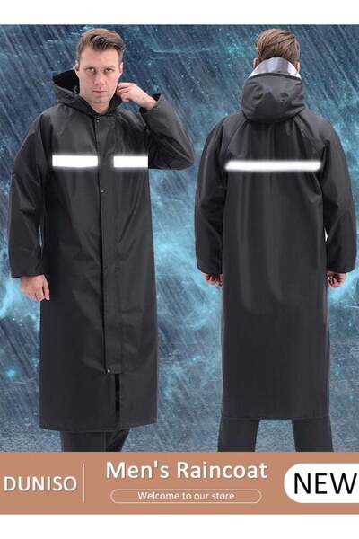 DOMEET Rain Suit Jacket Raincoat Hooded Rain Poncho Lightweight Emergency Jac...