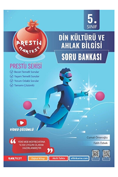 Nartest Yayınları Nartest Yayınevi 5. Sınıf Prestij Din Kültürü Ve Ahlak Bilg...