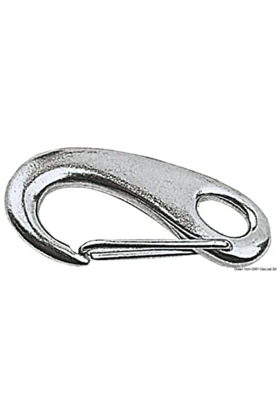 TNG Outdoor Carabină cu arc din oțel inoxidabil, lungime 70 mm, deschidere 10 mm