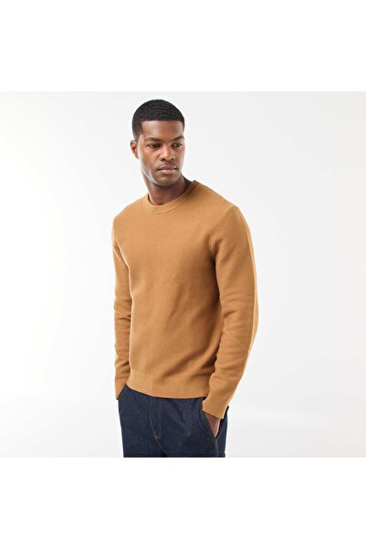 KİABİ Fine Gauge Crew Neck Sweater BEIGE