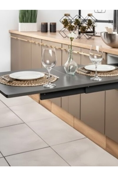 Keskin Metal Tasarım KATLANIR GİZLİ MASA 1 METRE