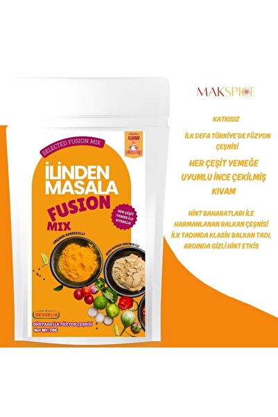 GEVGELIA İLİNDEN MASALA FUSION MIX ÖZEL FÜZYON MUTFAĞI HİNT BALKAN GURME ÇEŞN...