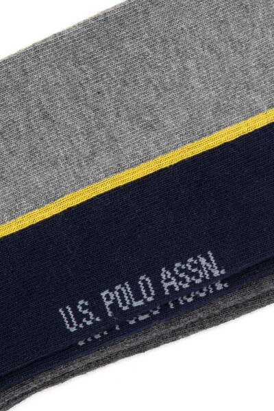 U.S. Polo Assn. Men's Navy Blue Booties Socks 50317968-Vr033