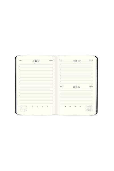 GENC DIJITAL BASKI Keskin 2026-17*24 Hardcover Limited Edition Daily Agenda - Gray
