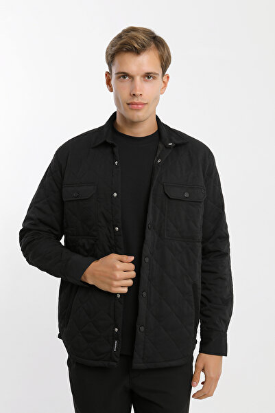 Smc by Semco Kadife Garnili Uzun Kol Çıtçıtlı Çift Cep Kapaklı Kapitoneli Erk...