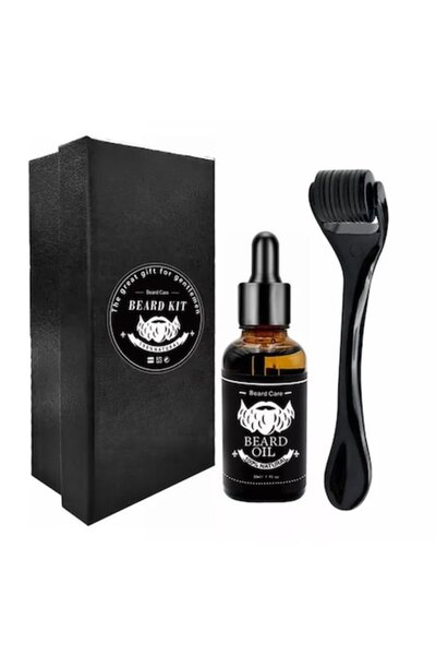 OEM Premium kit for beard and mustache care and growth, 100% , 2-in-1