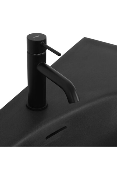 Maison Mex Baterie lavoar, BETSY, L.12,7/16 l.5 Î.8,4/16,5 cm, negru mat