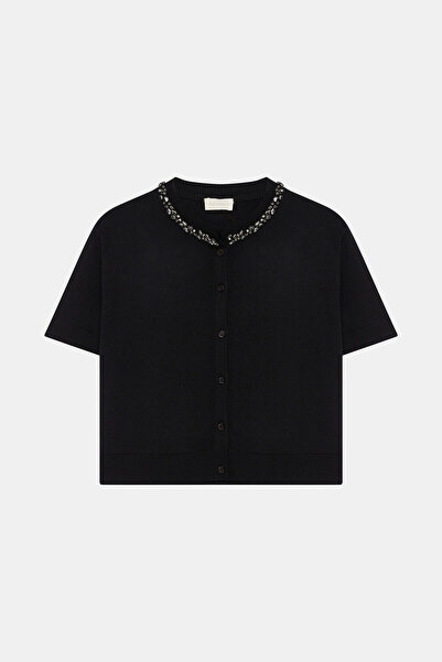 W Collection Black Stone Detailled Cardigan