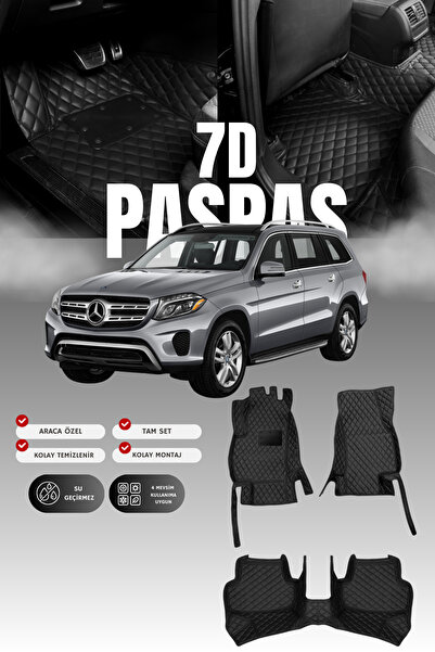 stiloto دواسة سيارة جلدية سباعية الأبعاد لمرسيدس GLS 350 / X166 (2015-2019) |...