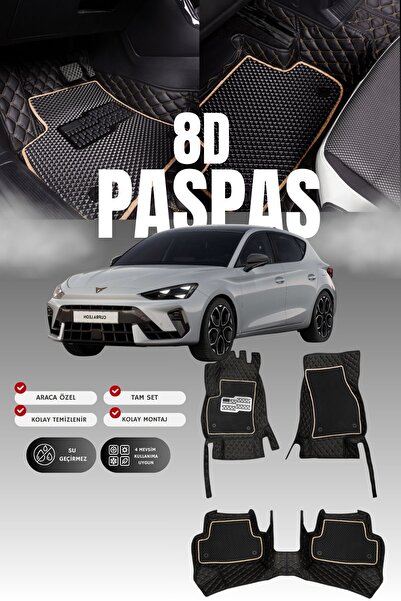 stiloto سجادة أرضية للسيارة من الجلد لسيارة كوبرا ليون (2020 وما بعدها) 8D | ...