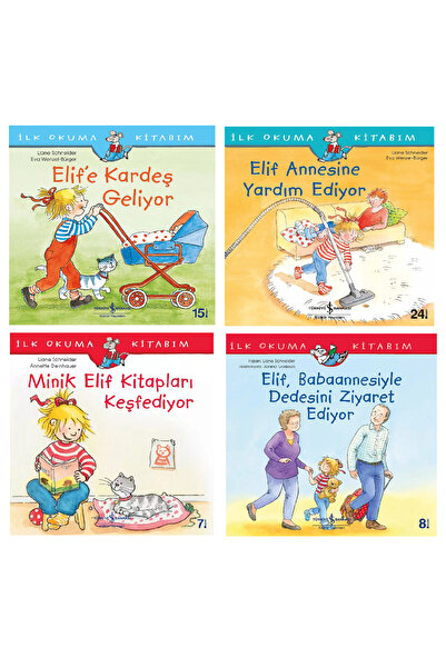 TÜRKİYE İŞ BANKASI KÜLTÜR YAYINLARI Elif'e Kardeş Geliyor - Minik Elif Kitapl...