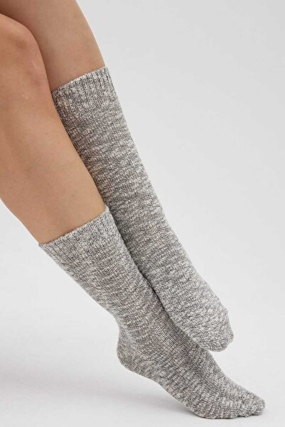 Buly Χοντρές χειμερινές κάλτσες με μελανζέ