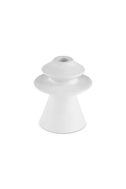 Karaca Home Stone Şamdan Beyaz 11,7x11,7x14,7 cm