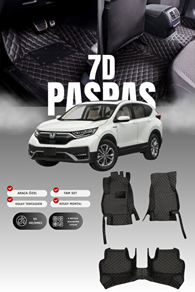 stiloto سجادة أرضية جلدية للسيارة هوندا سي آر-في (2014-2022) بتصميم حوض سباحة...