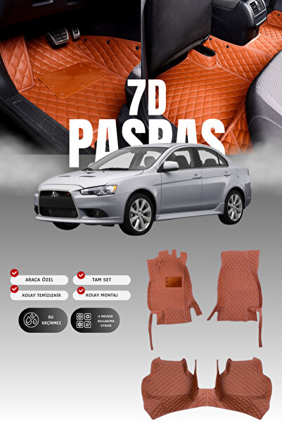 stiloto دواسة سيارة جلدية من ميتسوبيشي لانسر (2010-2015) طراز 7D |   حماية كا...